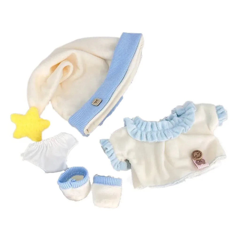 College Uniform 20cm Cotton Doll Clothes Jackets Coat Idol Doll Clothes Cool Sport Plush Doll Clothes 20cm Cotton Doll